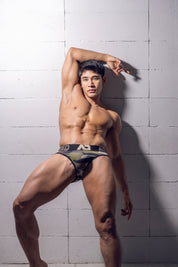 Addicted Seamless Camo Brief Camouflage AD1300