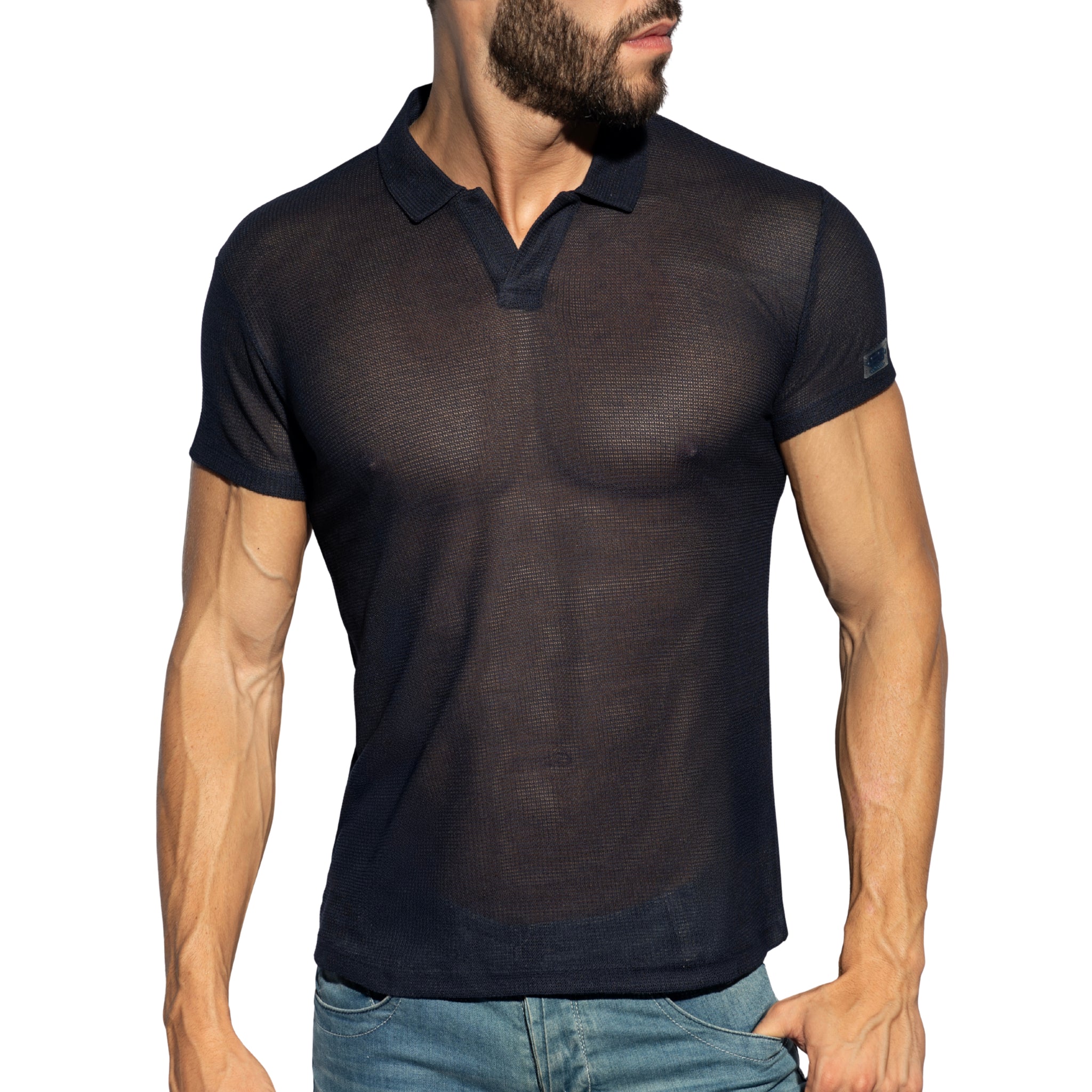 ES Collection Avant-Garde Polo Shirt Navy POLO37