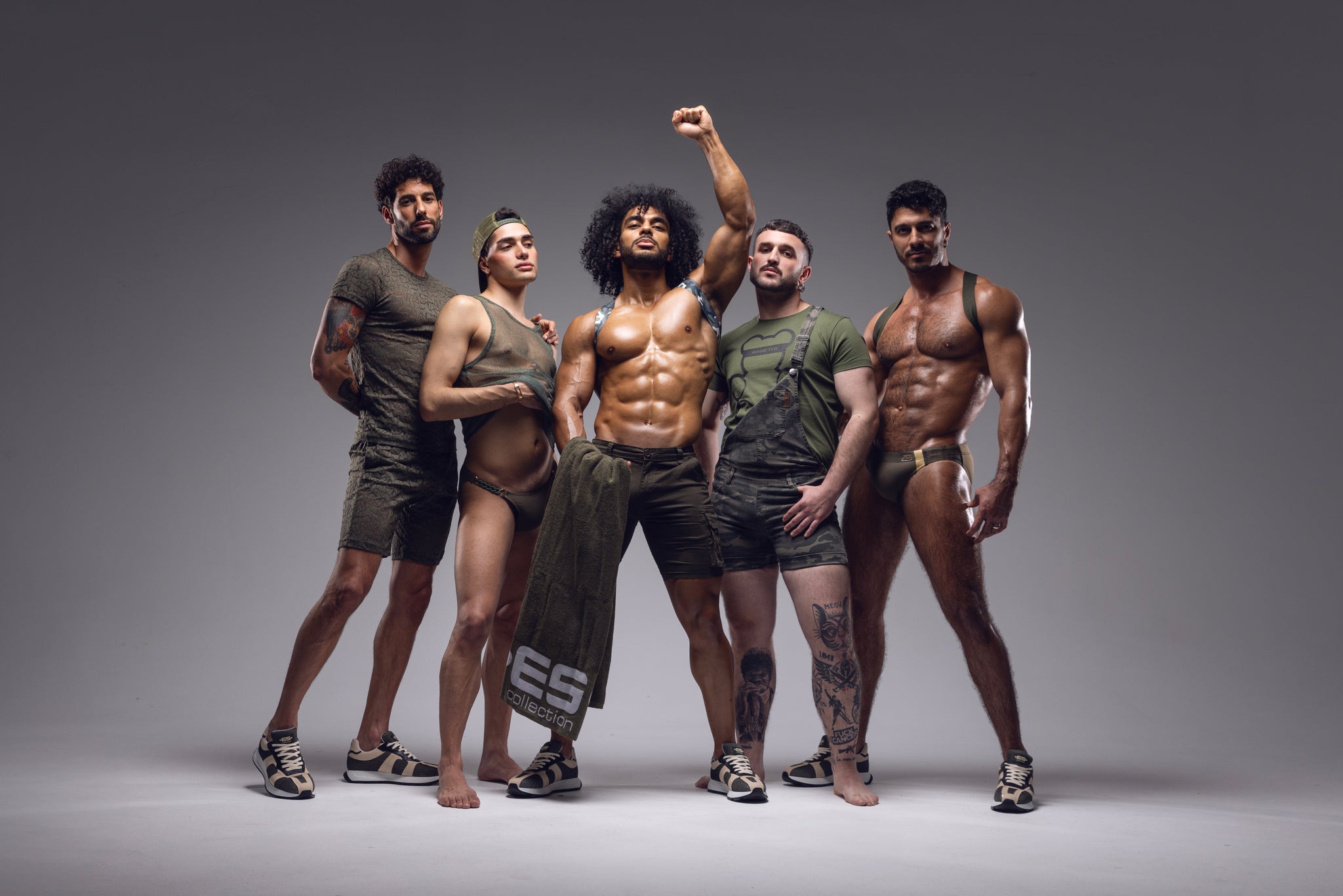 Addicted Spider Harness Khaki AD814