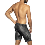 ES Collection Diplomatic Belt Shorts Black SP342