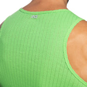 Addicted Puff Tank Top Lemon Green AD1378