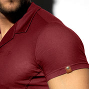 ES Collection Slim Fit Shirt Aubergine SHT023