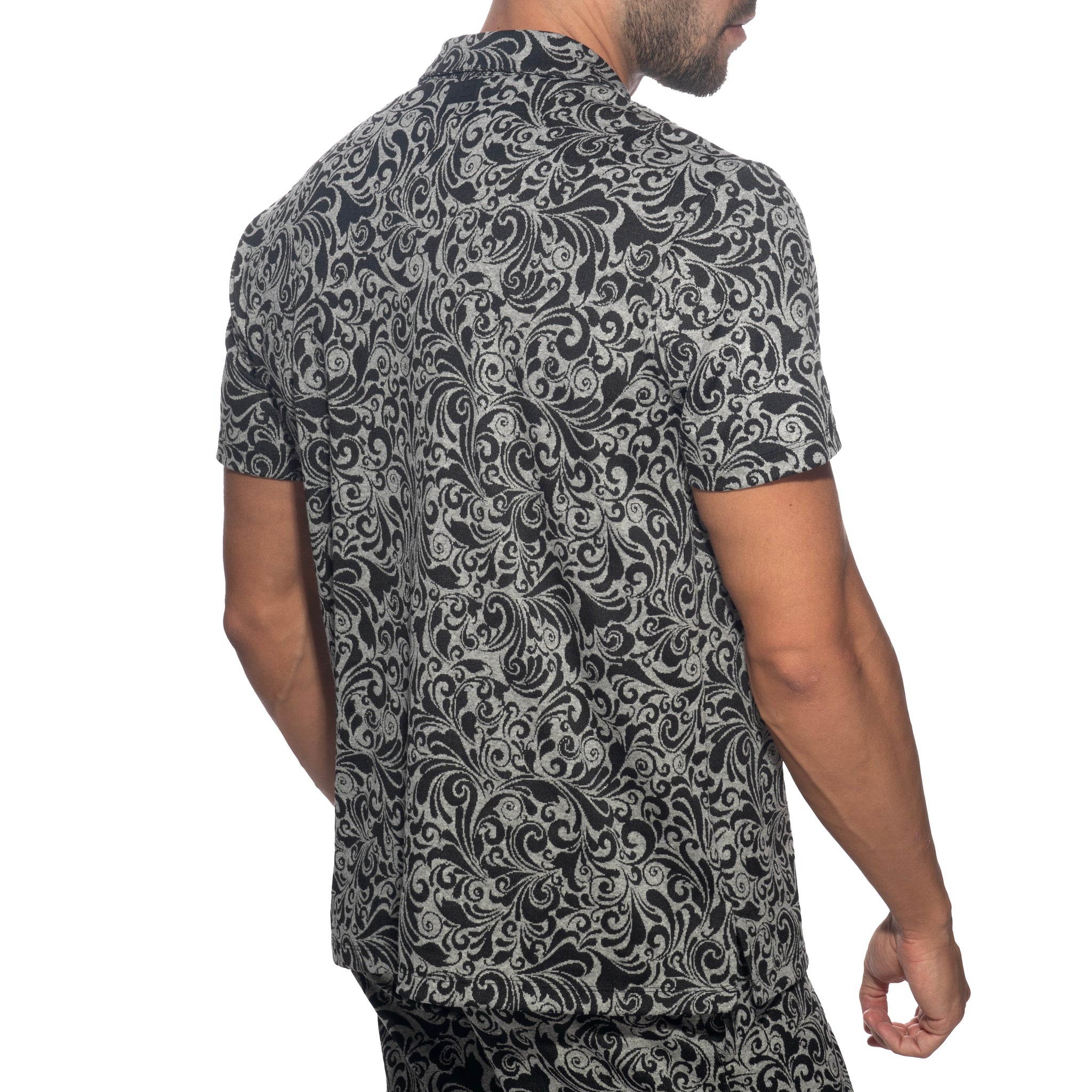 Addicted Rococo Shirt Charcoal AD1381
