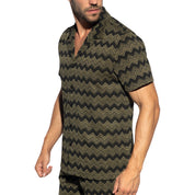 ES Collection Aristo Shirt Khaki SHT034