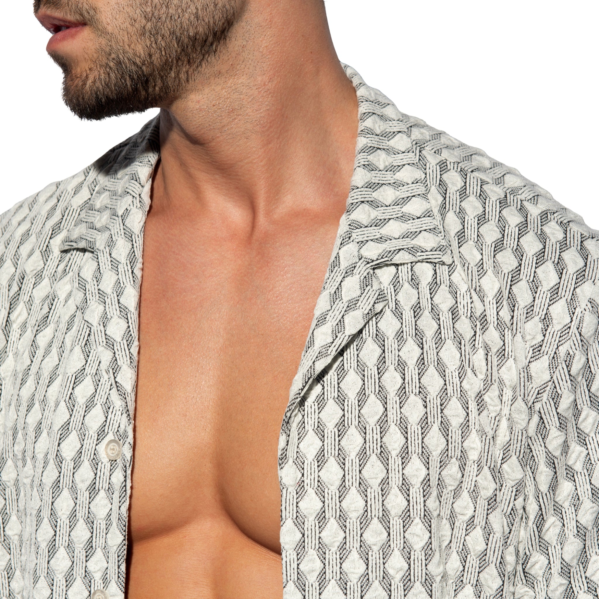 ES Collection Glen Shirt White SHT033