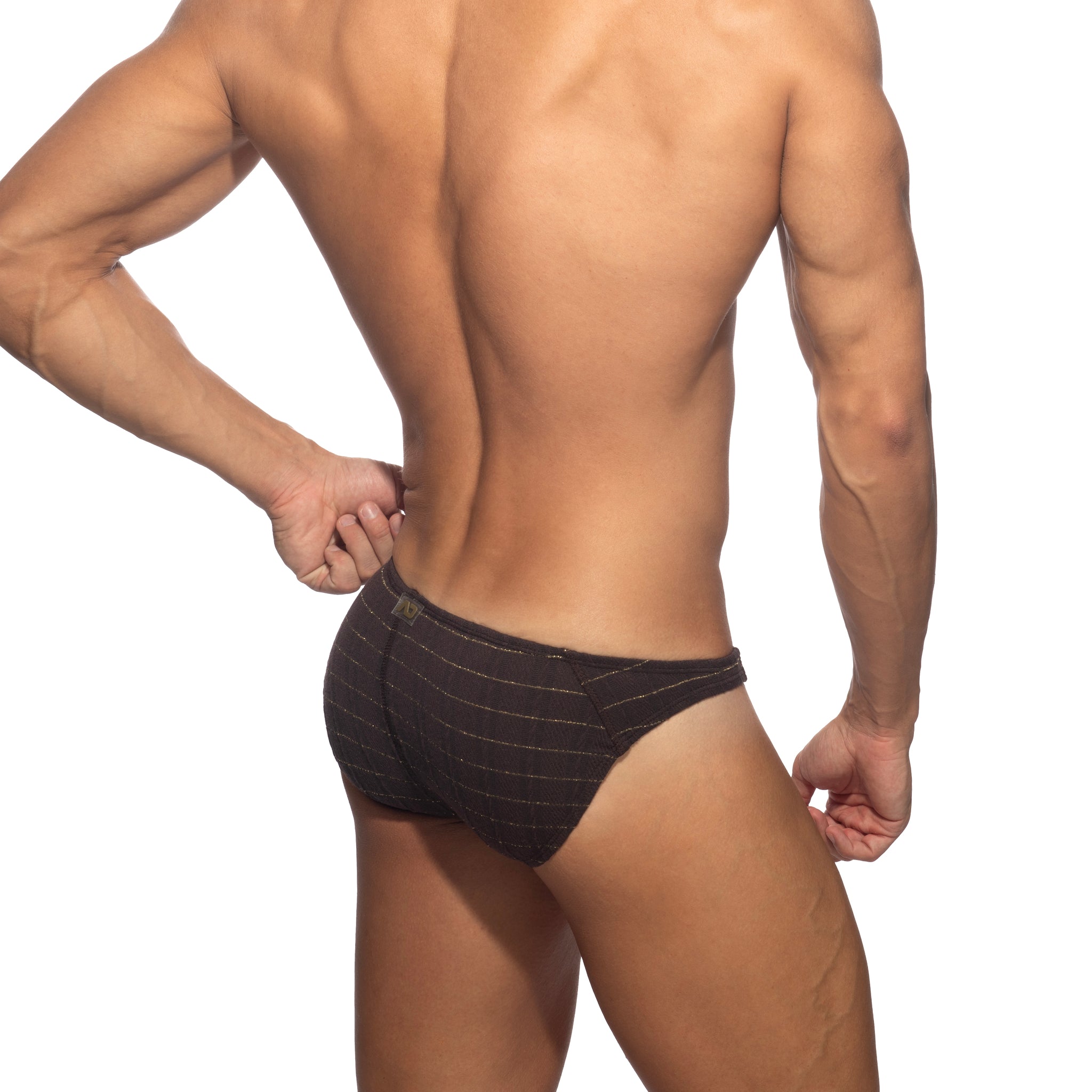 Addicted Opal Bikini Brief Brown AD1389