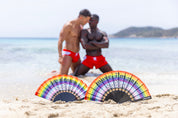 Addicted Move I'm Gay Hand Fan Black AC232