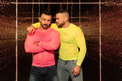 ES Collection Mesh-Long Sleeves T-Shirt Neon Pink TS304
