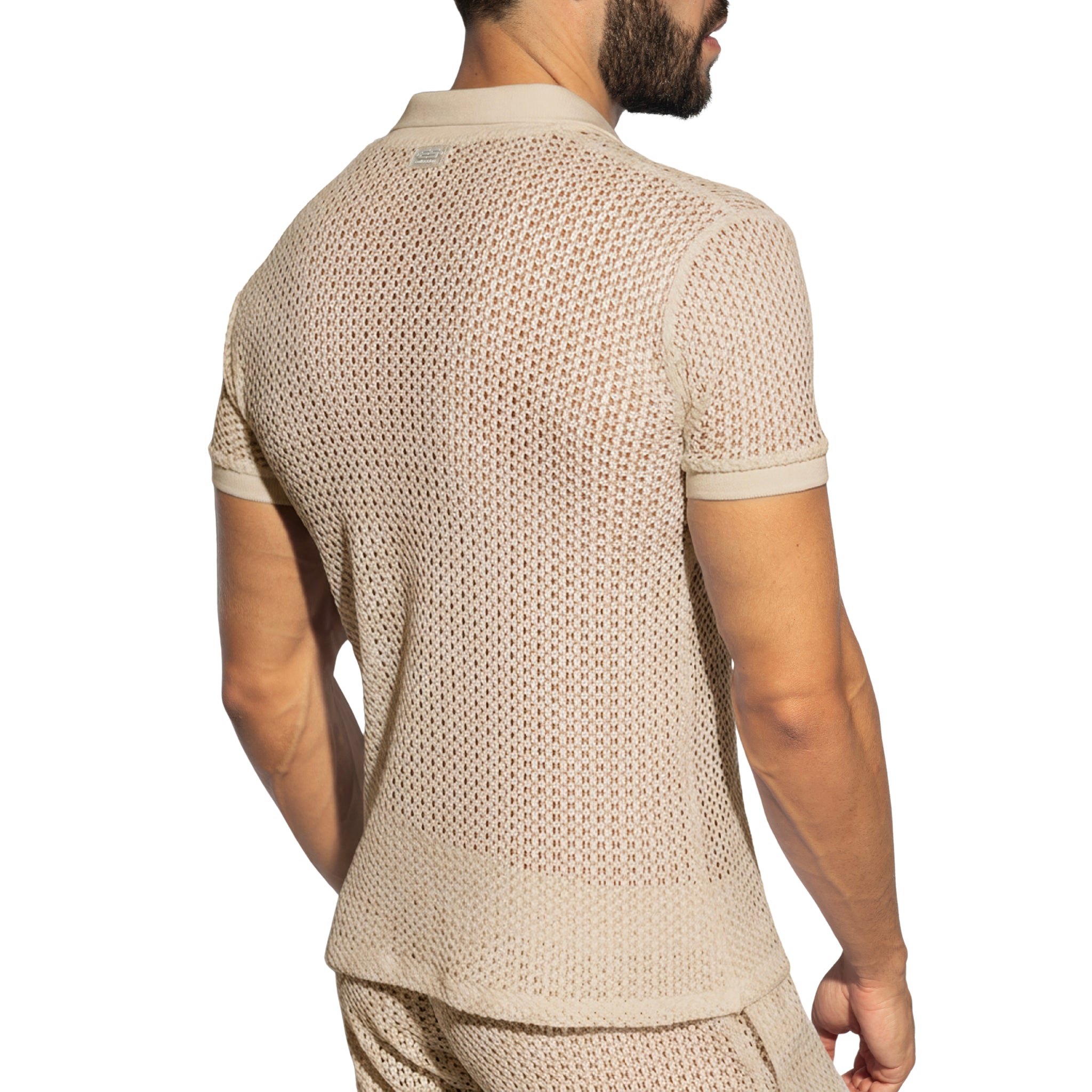 ES Collection Brisa Polo Shirt Beige POLO36