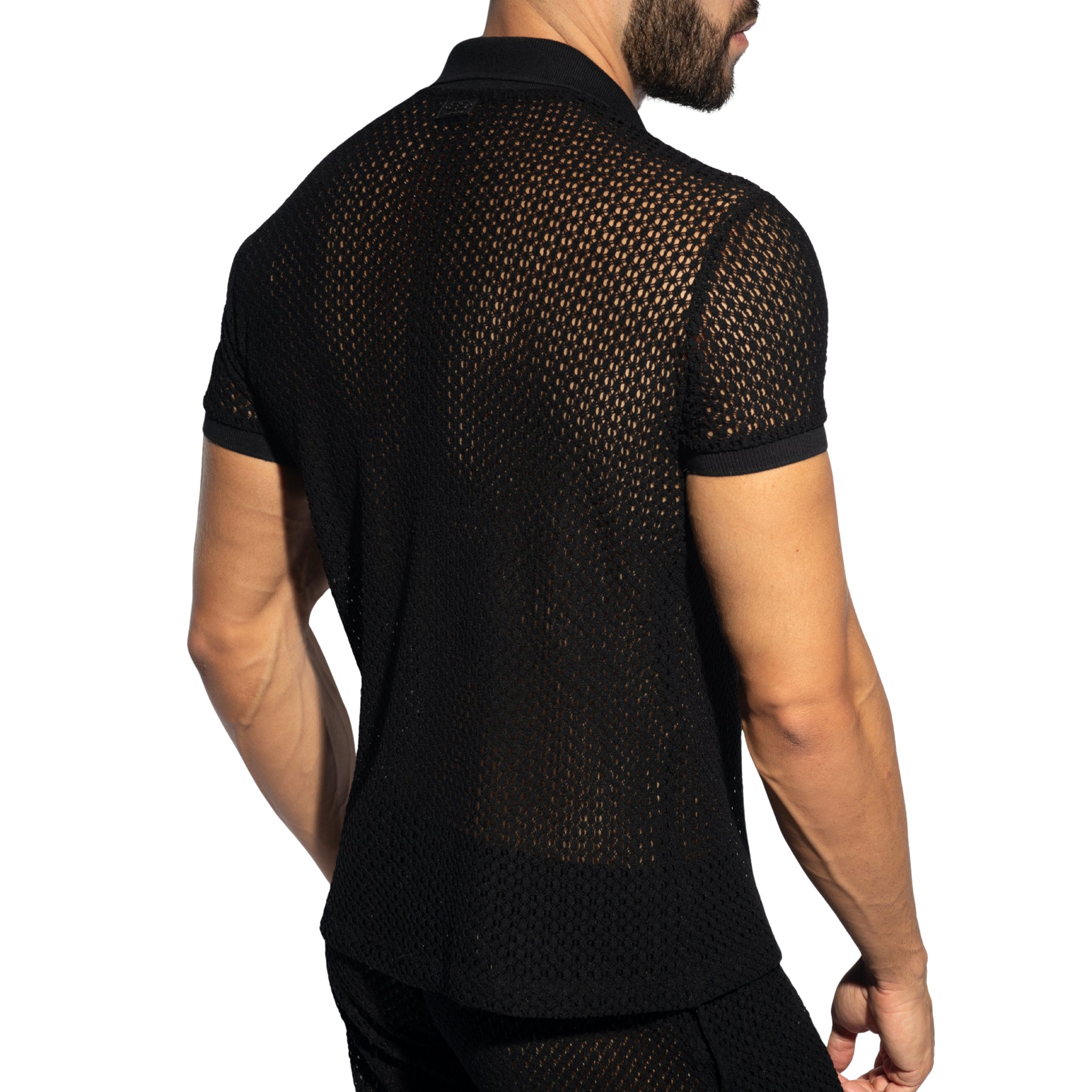 ES Collection Brisa Polo Shirt Black POLO36