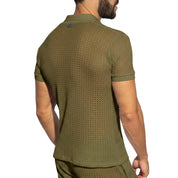 ES Collection Brisa Polo Shirt Khaki POLO36