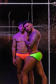 Addicted Fever Mesh Brief Neon Pink AD1335