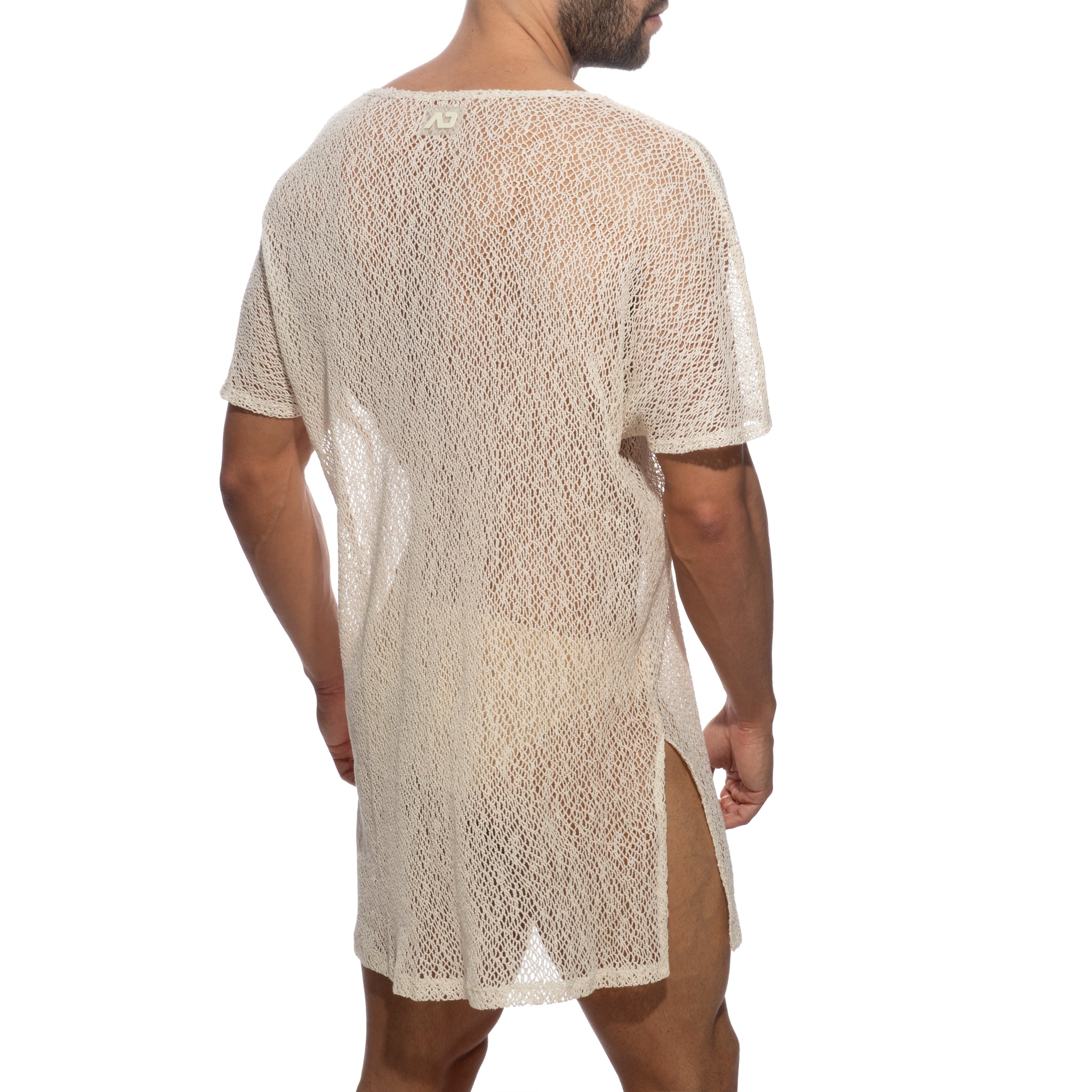 Addicted Eco Chique Knit Dress Ivory AD1267