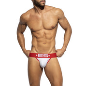ES Collection Recycled Rib Jockstraps White UN2155