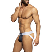 ES Collection Recycled Rib Jockstraps Navy UN2155