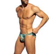 ES Collection Safari Bikini Brief Turquoise UN645