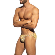 ES Collection Van Gogh Flowers Bikini Brief Yellow UN651