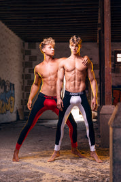 Addicted Rib Combi Long John White AD780