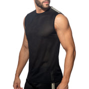 Addicted Nexus Mesh Tank Top Black AD1337