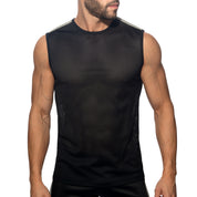 Addicted Nexus Mesh Tank Top Black AD1337