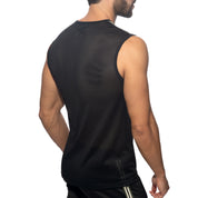 Addicted Nexus Mesh Tank Top Black AD1337