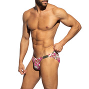 ES Collection Garden Rib Bikini Brief Khaki UN653