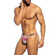 ES Collection Garden Rib Thong Khaki UN654