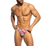 ES Collection Garden Rib Thong Khaki UN654