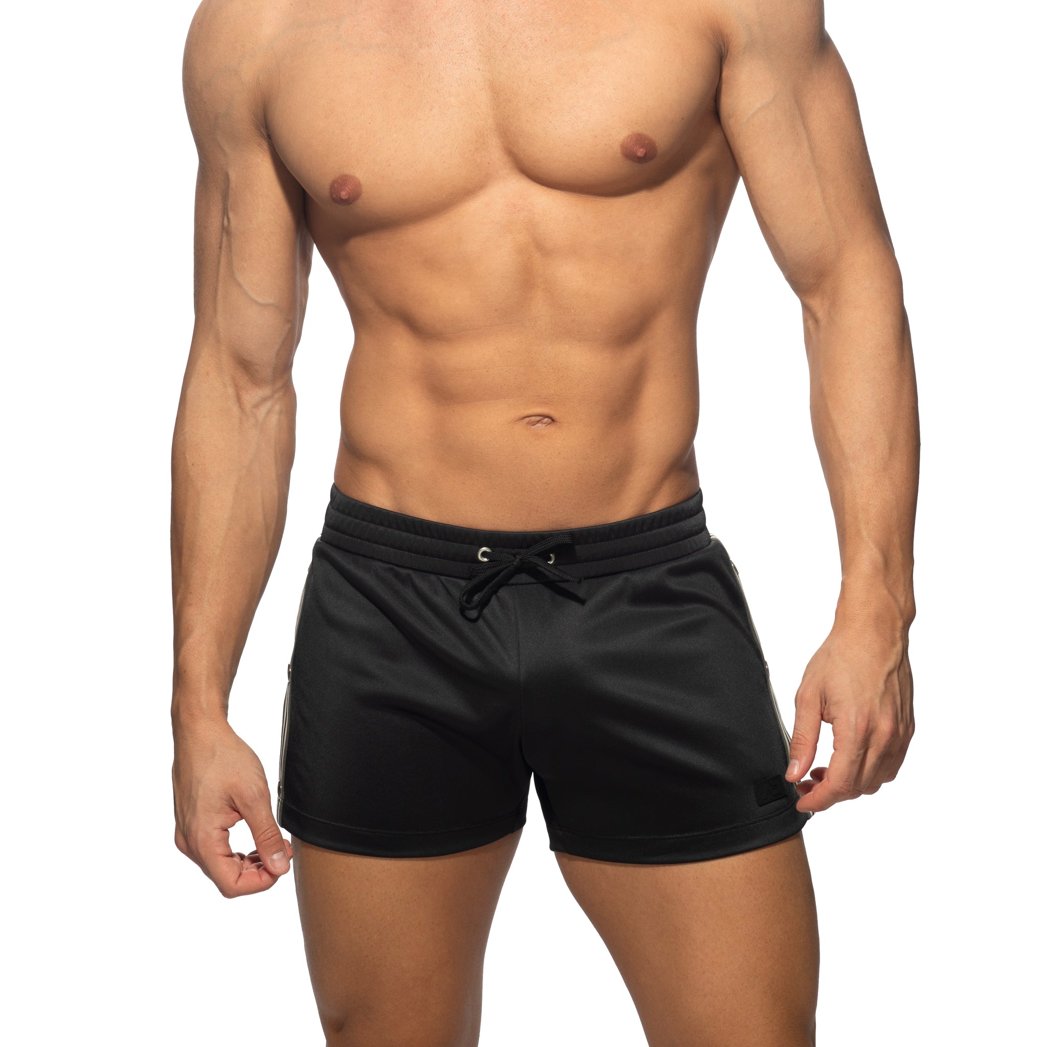 Addicted Nexus Button Shorts Black AD1338