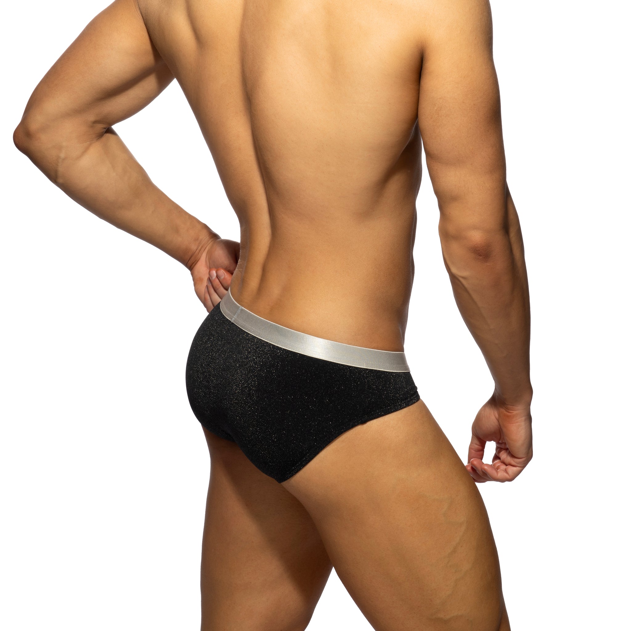 Addicted Sparkling AD Bikini Brief Black AD1415