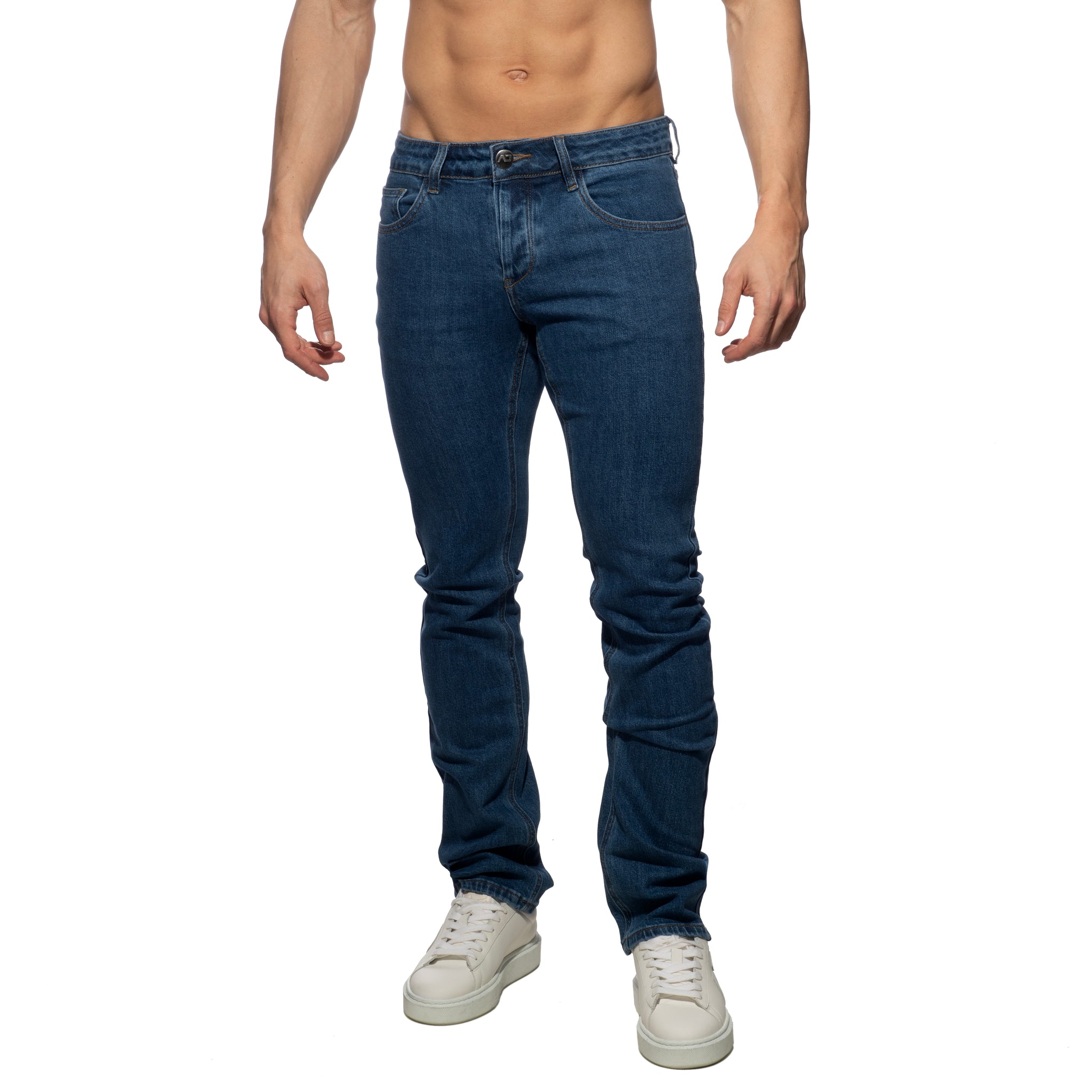Addicted Straight-Leg Jeans Dark Jeans AD1405