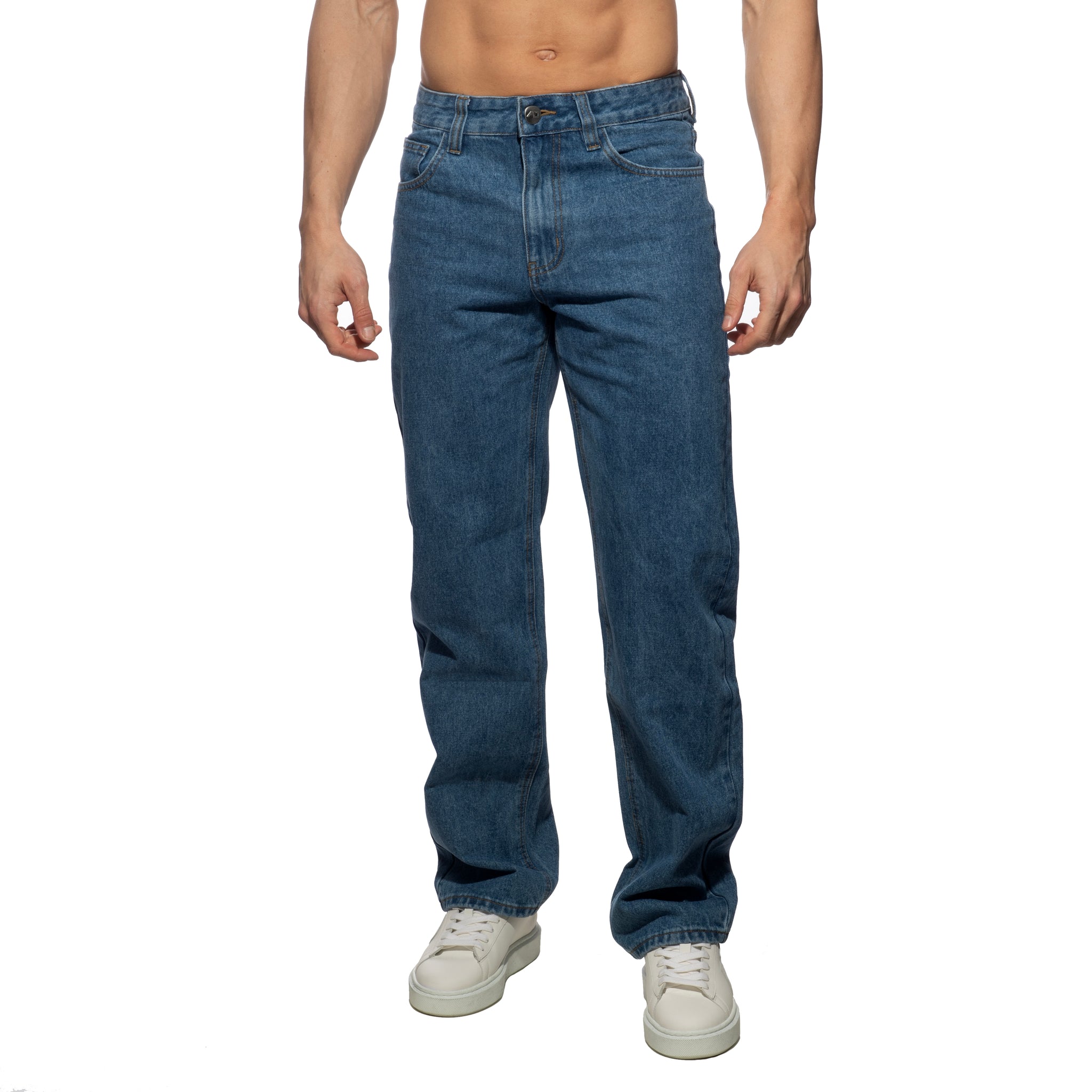 Addicted Denim Baggy Fit Jeans Dark Jeans AD1398