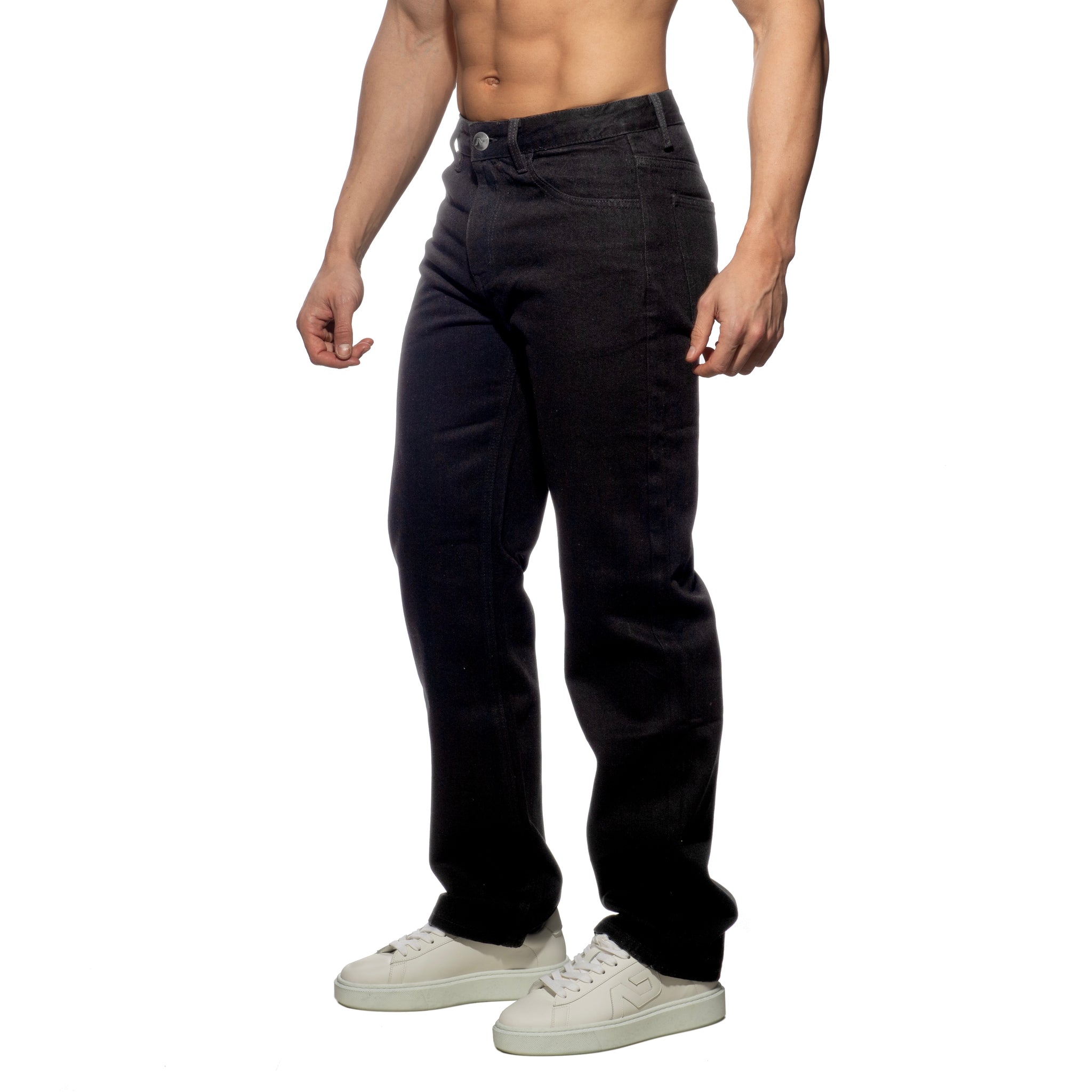 Addicted Denim Baggy Fit Jeans Black AD1398