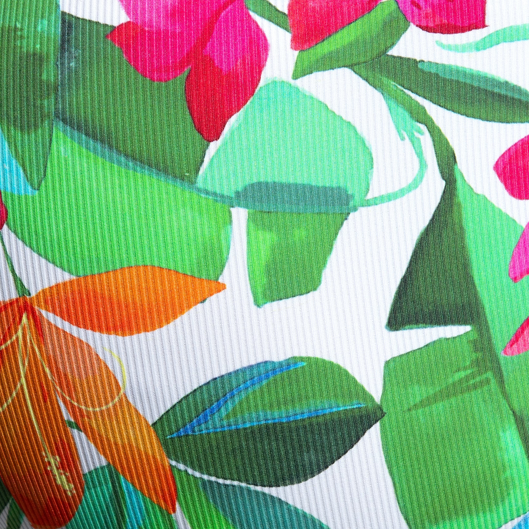 ES Collection Bold Flowers Brief White UN663